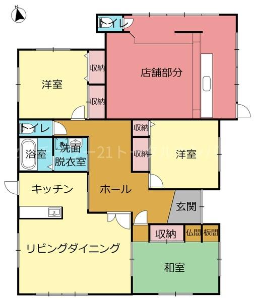 国富町の団地内の程度良好中古一戸建て