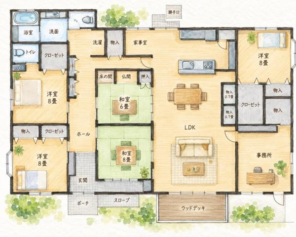 高洲町事業用地、建物、倉庫付