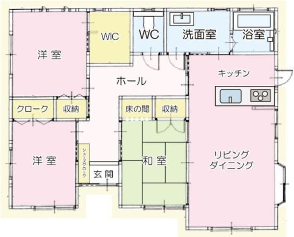東南角地・リフォーム済平屋・阿波岐ヶ原戸建・3LDK