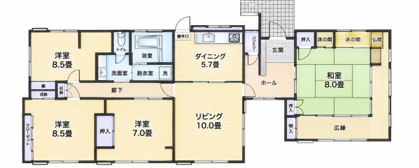 都城市志比田町の中古一戸建