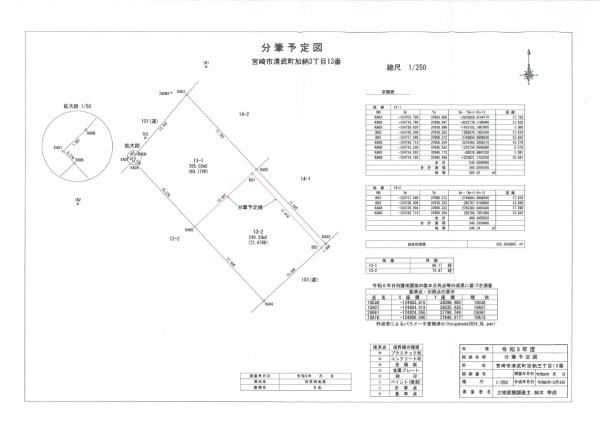 加納3丁目‐2号地　72坪超の新築用地　上下水道引込済