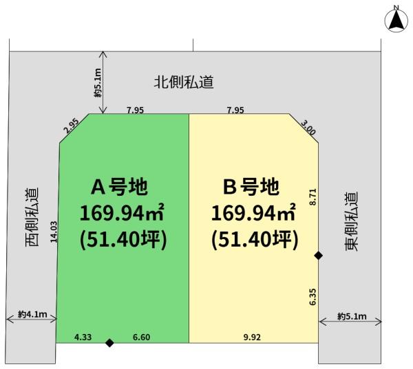 宮崎市下北方町花切の土地