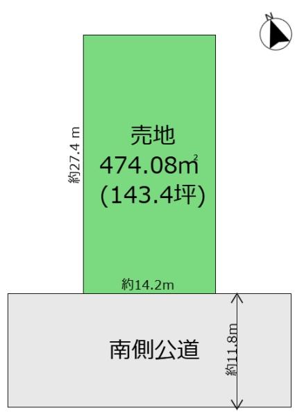 児湯郡新富町富田西１丁目の土地