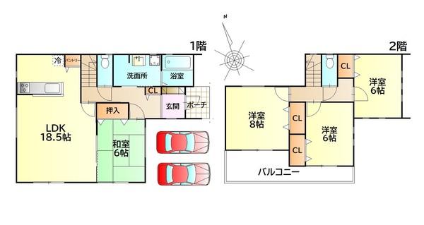 泉南郡熊取町山の手台３丁目の中古一戸建