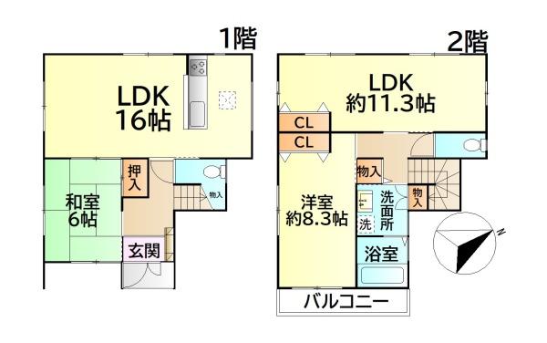 岸和田市今木町の中古一戸建