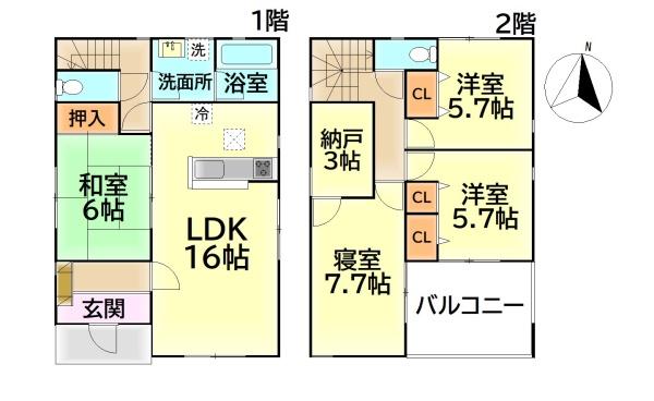 泉南郡岬町深日の新築一戸建