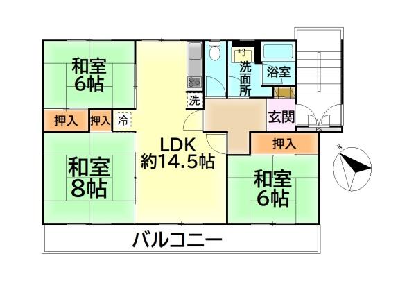 鶴山台第二住宅１号棟　中古マンション