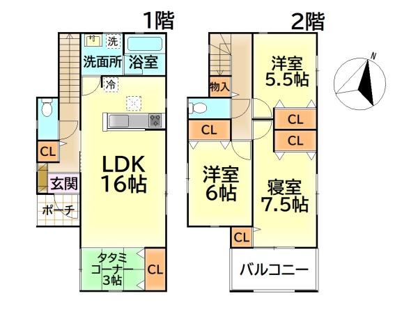岸和田市真上町の新築一戸建