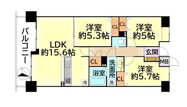 ファミールハイツ泉大津セントハーバーシティ１番館