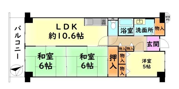 コーストアベニュー岸和田コーポラス２号棟　中古マンション
