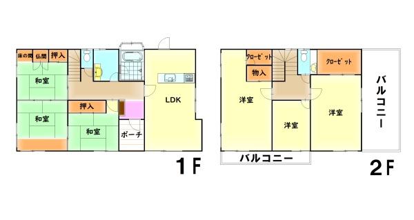 貝塚市蕎原の中古一戸建