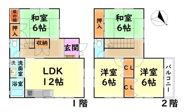 岸和田市下野町２丁目の中古一戸建