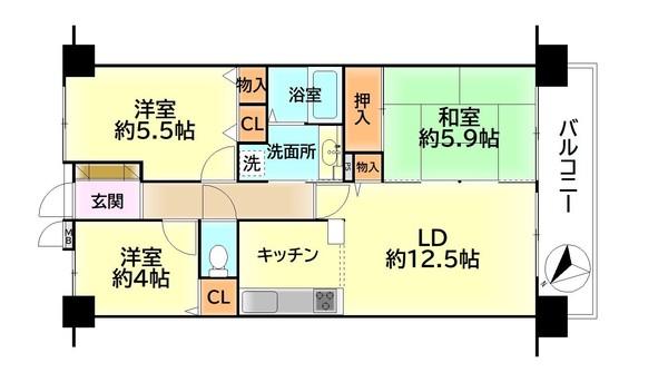 アステージ泉大津２フェイムコート　中古マンション