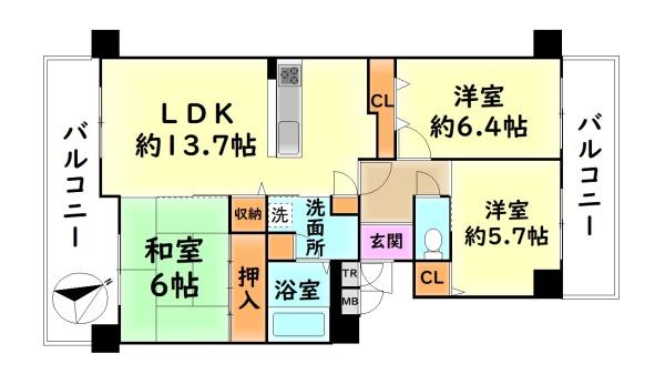 エバーランドシティ新泉北４番館　中古マンション