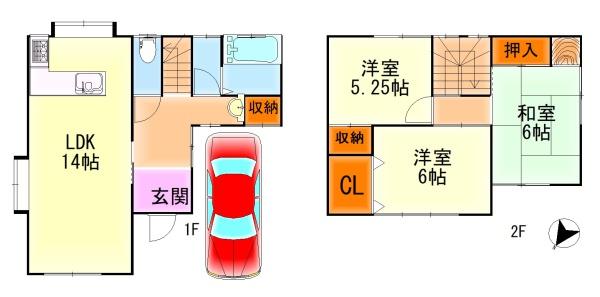 岸和田市中井町１丁目の中古一戸建