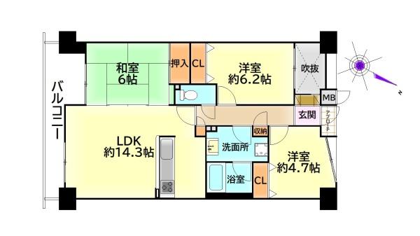 ファミールハイツ泉大津セントハーバーシティ１番館