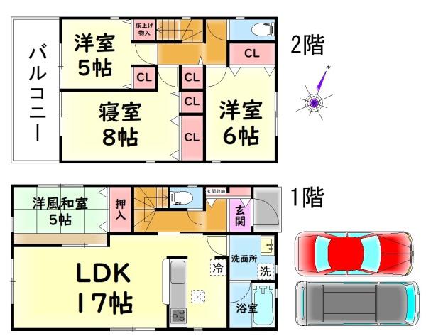 泉南市信達市場の新築一戸建