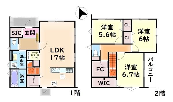 泉佐野市葵町３丁目の新築一戸建