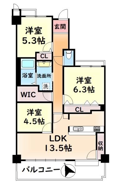 サンシティ貝塚１番館　中古マンション