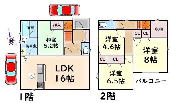 阪南市石田の新築一戸建