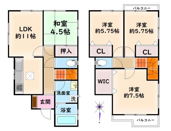 岸和田市小松里町の中古一戸建