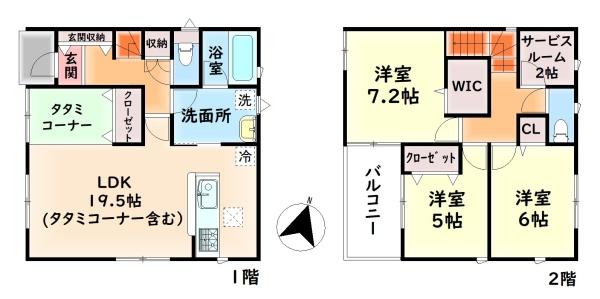 泉南市鳴滝１丁目の新築一戸建