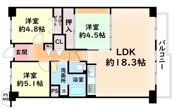 ファミリープラザ泉北光明池Ｂ棟　中古マンション