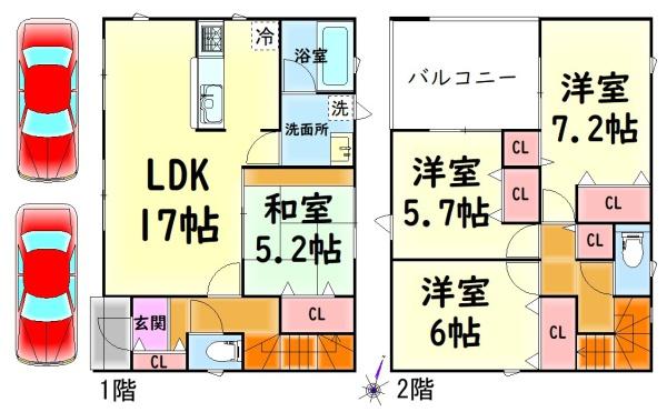 泉南市鳴滝１丁目の新築一戸建