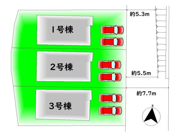 クレイドルガーデン泉佐野市上瓦屋第３　１号棟　新築戸建