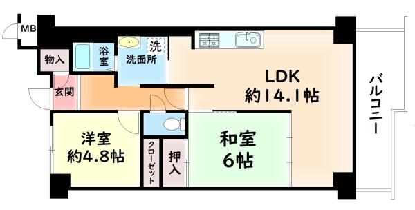 コーストアベニュー岸和田コーポラス３号棟　中古マンション