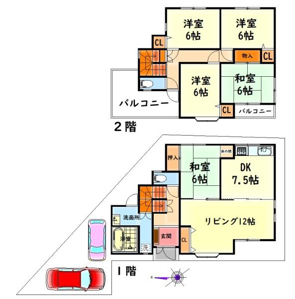 岸和田市西之内町の中古一戸建