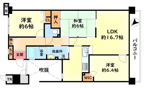 レジデンス羽衣ガーデンスクエア　中古マンション