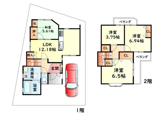 泉大津市綾井の中古一戸建
