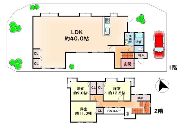 和泉市幸３丁目の中古一戸建