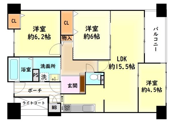 忠岡アーバンコートＡ棟　中古マンション