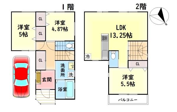 泉大津市東助松町３丁目の新築一戸建