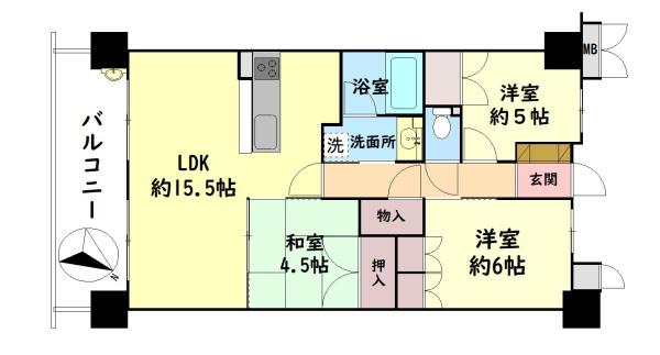 ルイシャトレ岸和田春木　中古マンション
