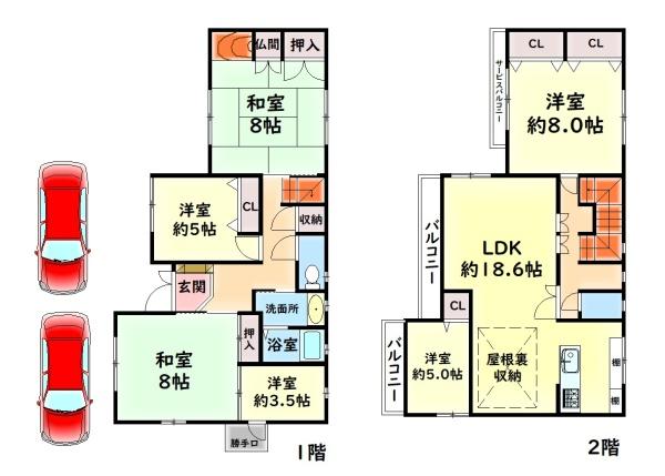 泉大津市東港町の中古一戸建て