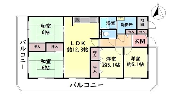 メゾンドール高石　中古マンション