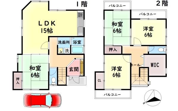 岸和田市中井町１丁目の中古一戸建て