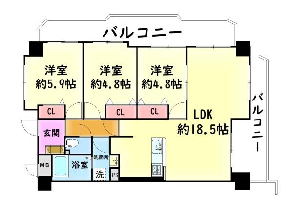 コスモヒルズ新家壱番館