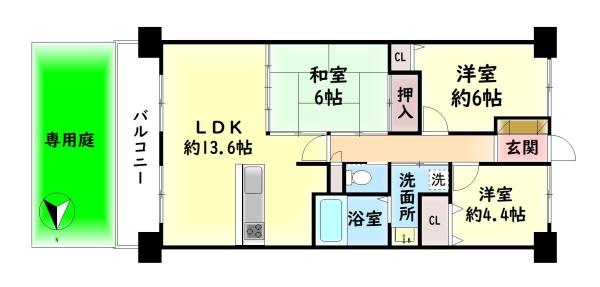 シャルマンフジ泉大津ロイヤルガーデン　中古マンション