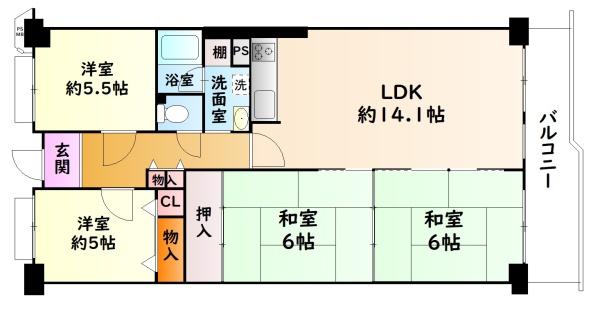 ファミリープラザ泉北光明池Ａ棟