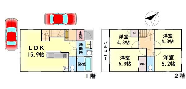 泉大津市松之浜町２丁目の新築一戸建