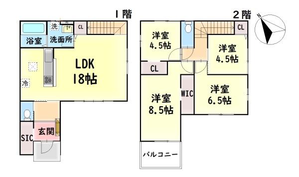 泉大津市千原町２丁目の新築一戸建