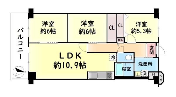 岸和田コーポラス１番館　中古マンション