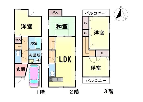 高石市東羽衣１丁目の中古一戸建て
