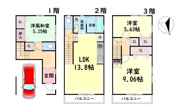 泉大津市虫取町１丁目の中古一戸建