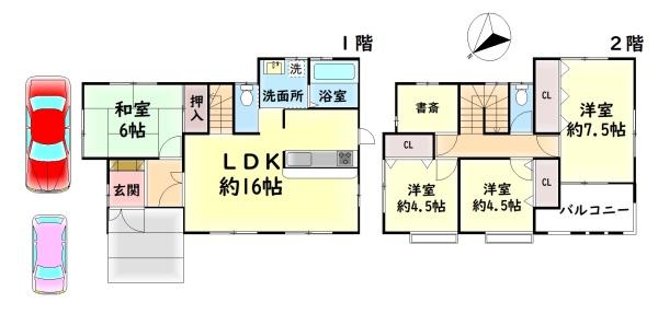 岸和田市中井町３丁目の中古一戸建て