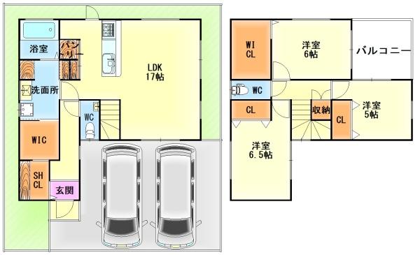 堺市東区日置荘西町　新築戸建